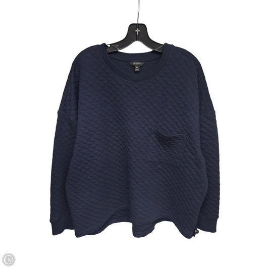 Sweater By Banana Republic In Navy, Size: Xl