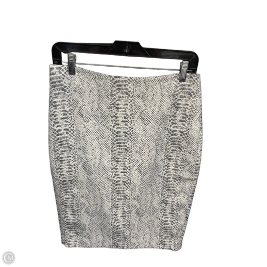 Skirt Midi By Ann Taylor In Snakeskin Print, Size: 4
