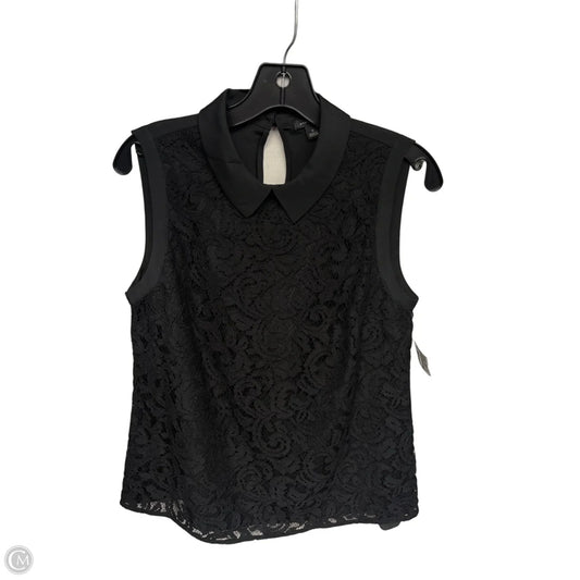 Top Sleeveless By Ann Taylor In Black, Size: S