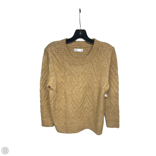 Sweater By Croft And Barrow In Tan, Size: M