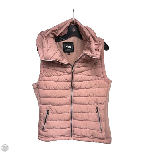 Vest Puffer & Quilted By Ymi In Pink, Size: Xl