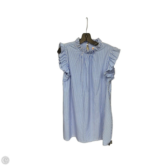 Dress Casual Midi By Jude Connally In Striped Pattern, Size: L