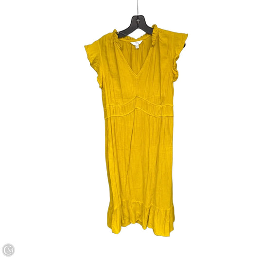 Dress Casual Maxi By Time And Tru In Yellow, Size: M