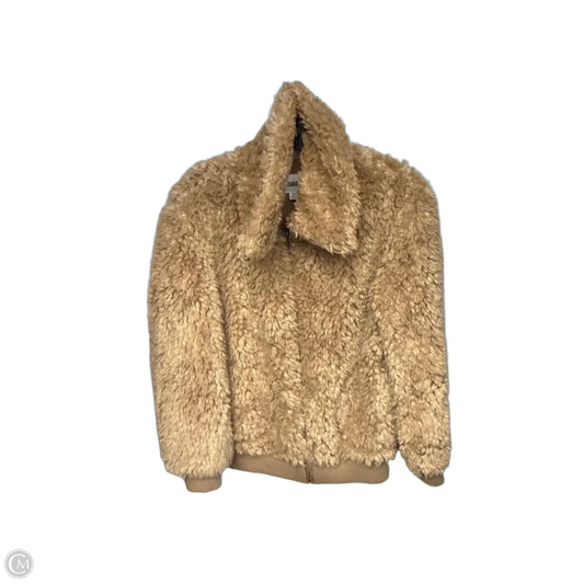 Jacket Faux Fur & Sherpa By Bb Dakota In Brown, Size: S