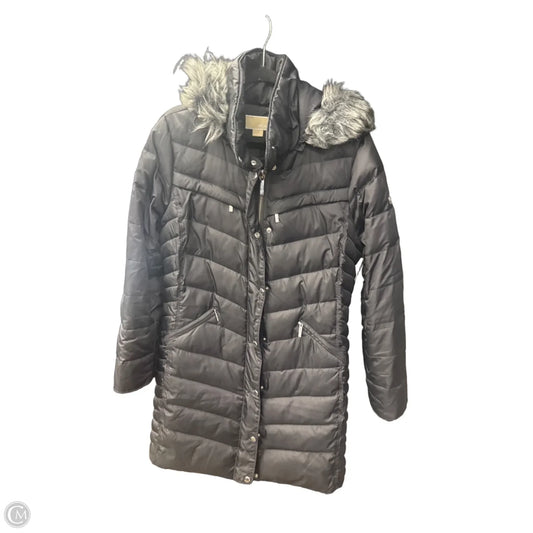 Coat Parka By Michael By Michael Kors In Grey, Size: L