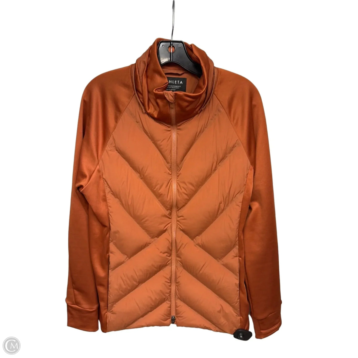 Athletic Jacket By Athleta In Orange, Size: L