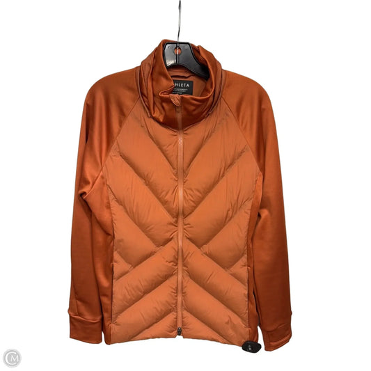 Athletic Jacket By Athleta In Orange, Size: L