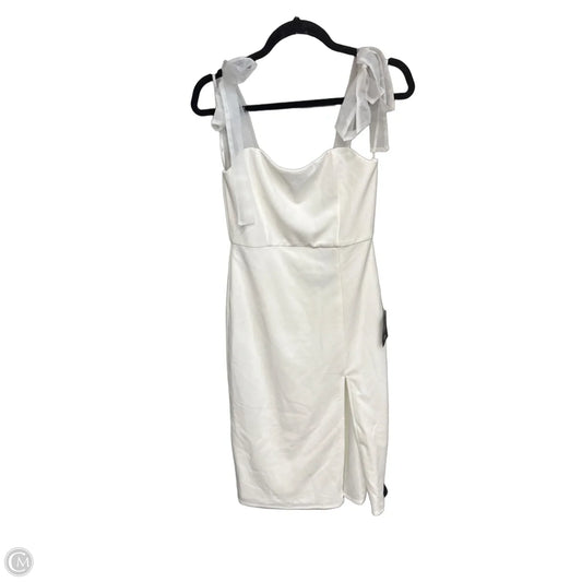 Dress Party Midi By Lulus In White, Size: S