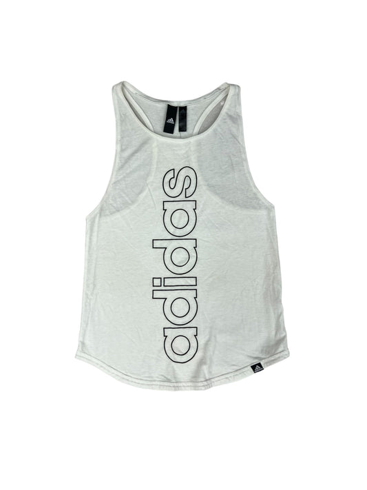 White Tank Top Adidas, Size Xs