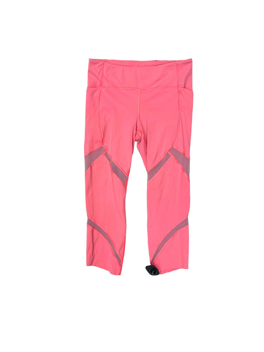 Pink Athletic Capris Lululemon, Size 8