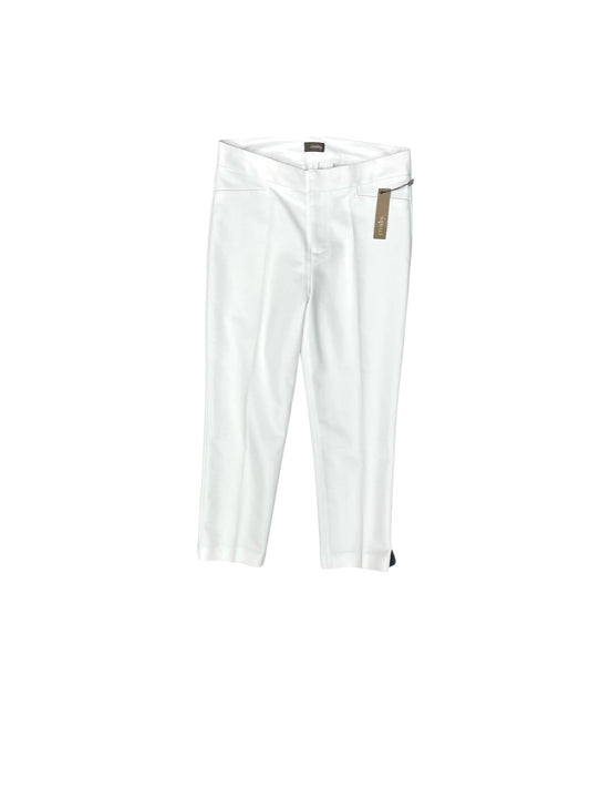 White Pants Cropped Crosby, Size 8