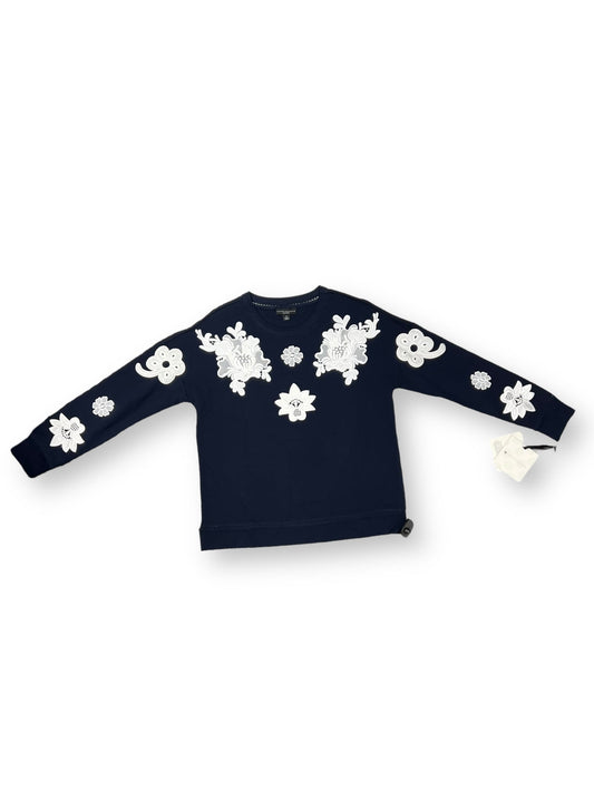 Blue & White Sweatshirt Crewneck Target-designer, Size S
