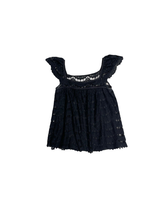 Black Top Short Sleeve Milly, Size 4