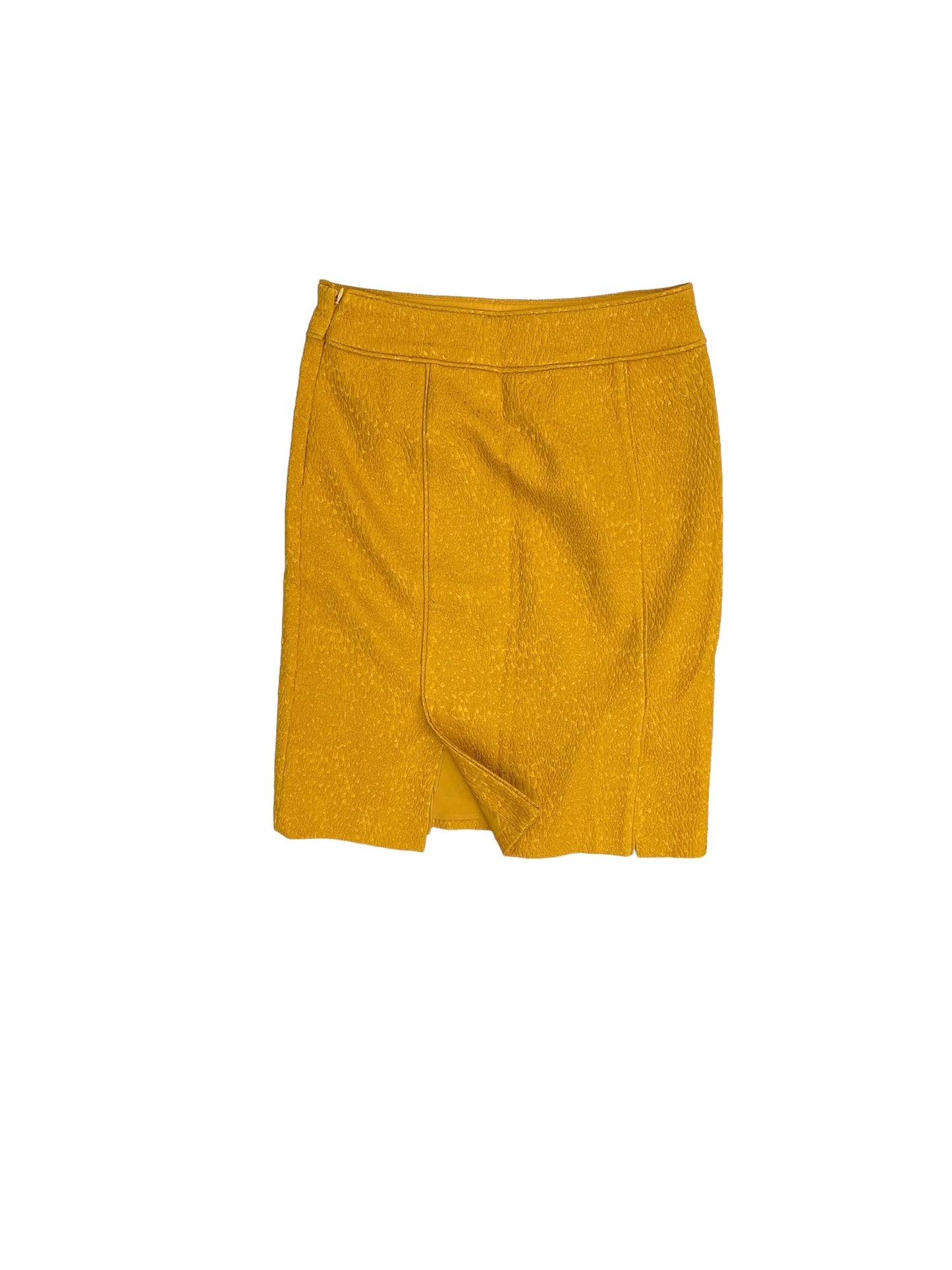 Yellow Skirt Midi Banana Republic, Size 4