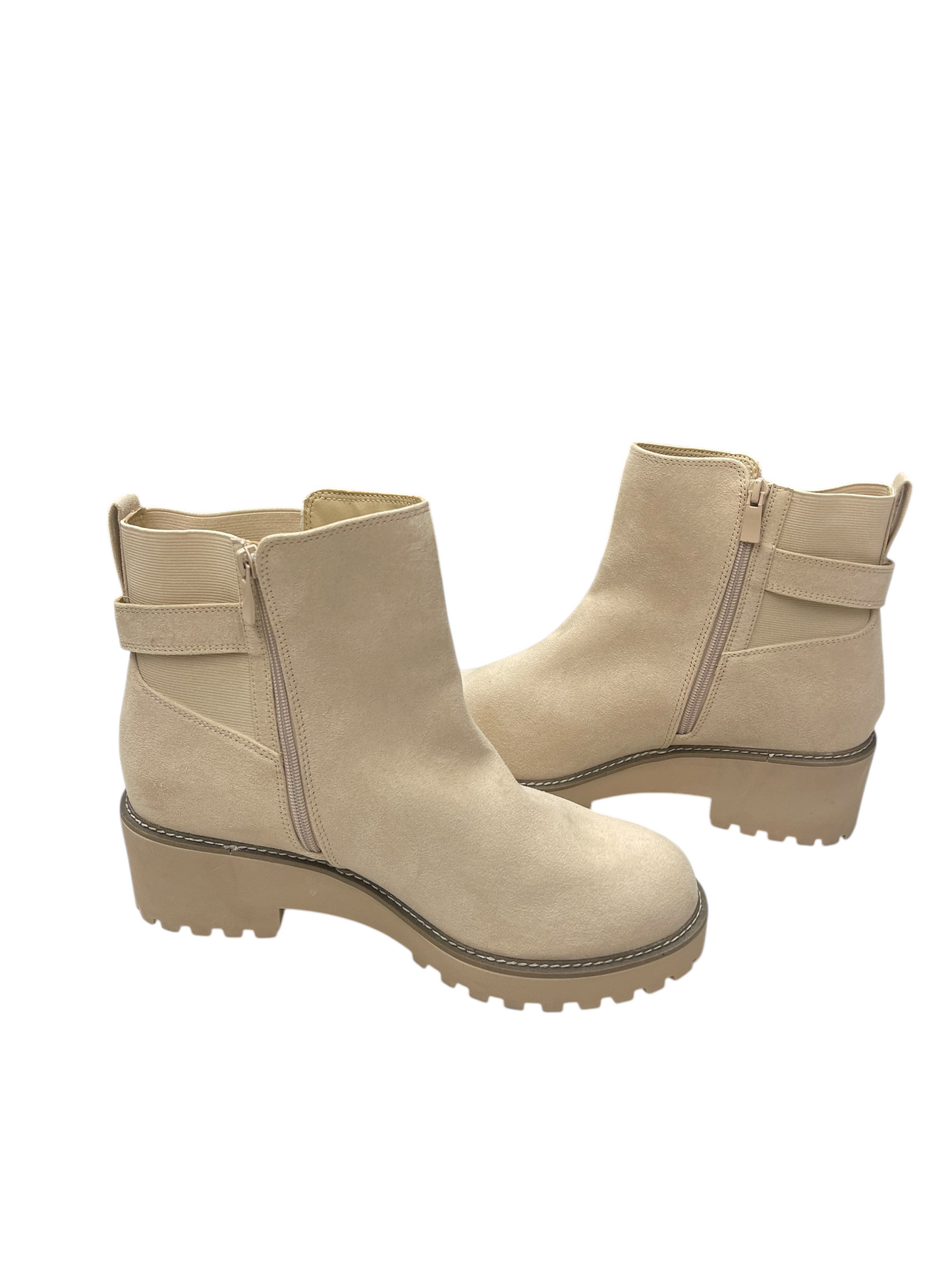 Boots Combat By Torrid In Cream, Size: 12