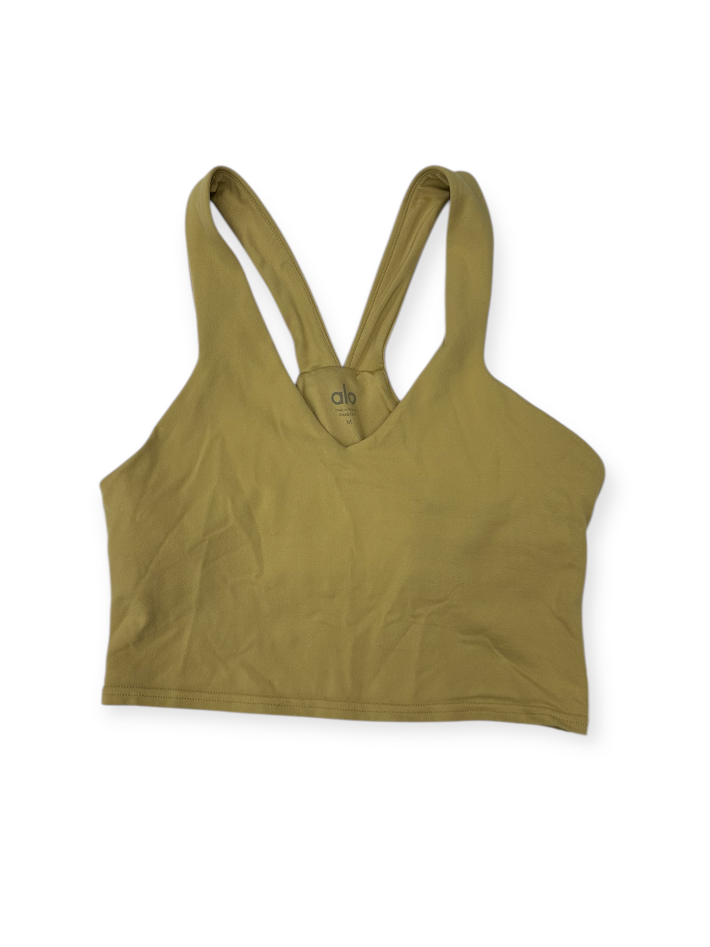 Athletic Tank Top By Alo In Green, Size: M