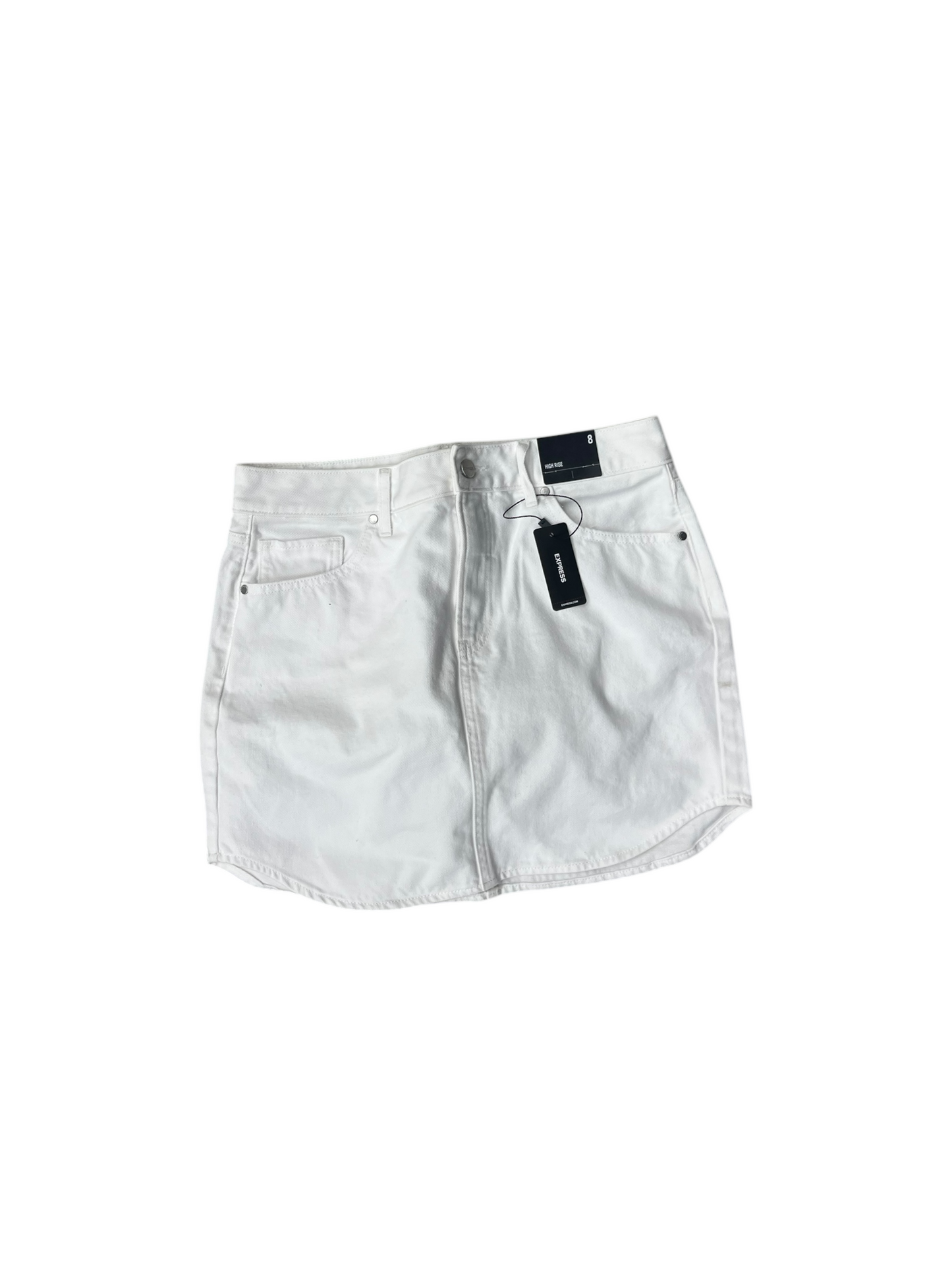 Skirt Mini & Short By Express In White, Size: 8