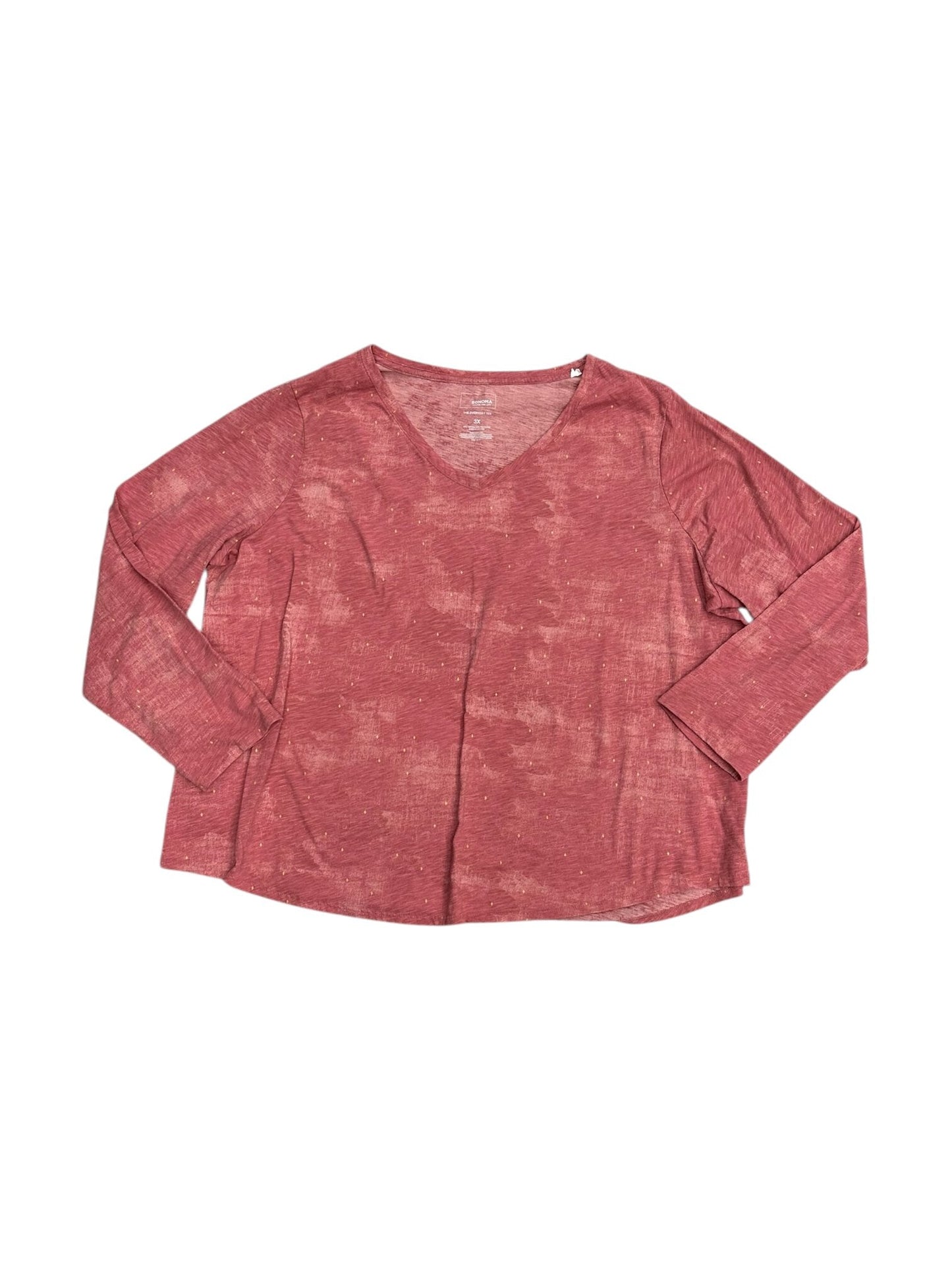 Top Long Sleeve By Sonoma  Size: 3x