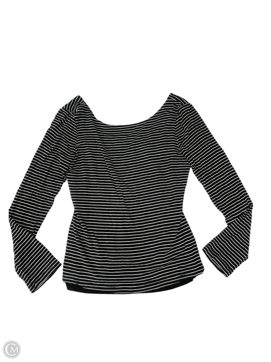 Top Long Sleeve By Carly Jean In Striped Pattern, Size: M