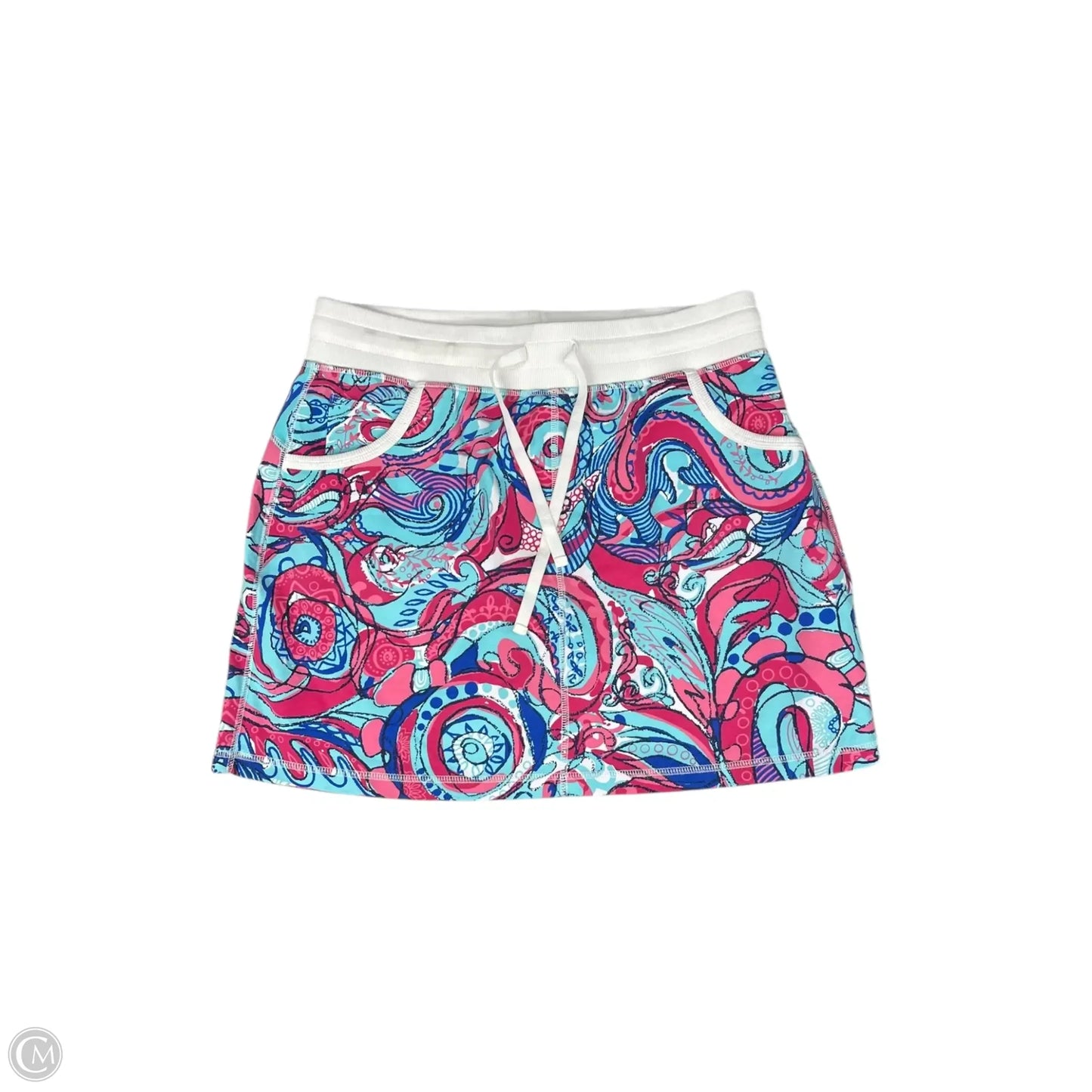 Skort By Talbots In Blue & Pink, Size: Sp