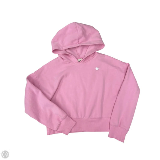 Sweatshirt Hoodie By A New Day In Pink, Size: M