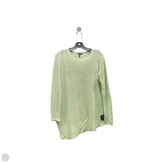 Top Long Sleeve By Eileen Fisher In Green, Size: Xs