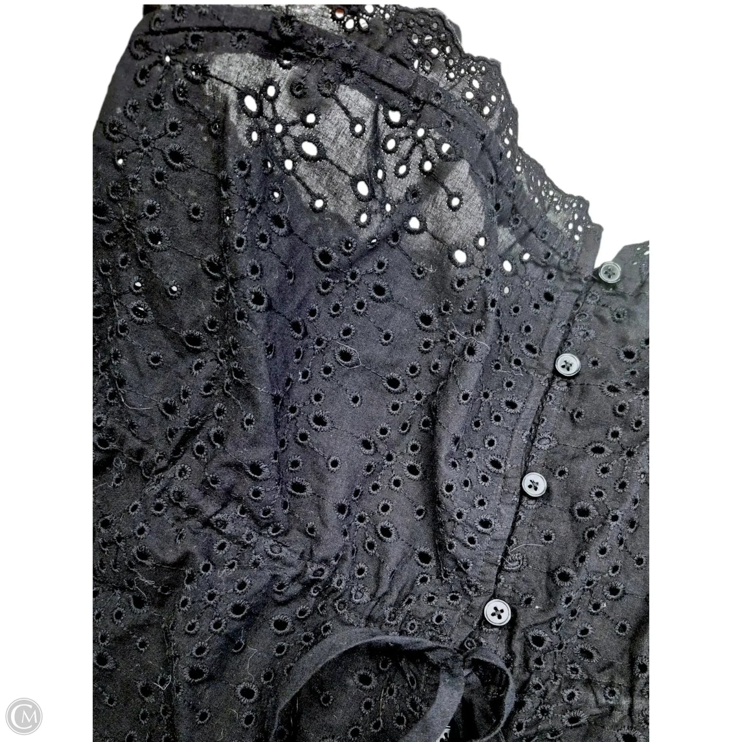 Top Sleeveless By Banana Republic In Black, Size: S