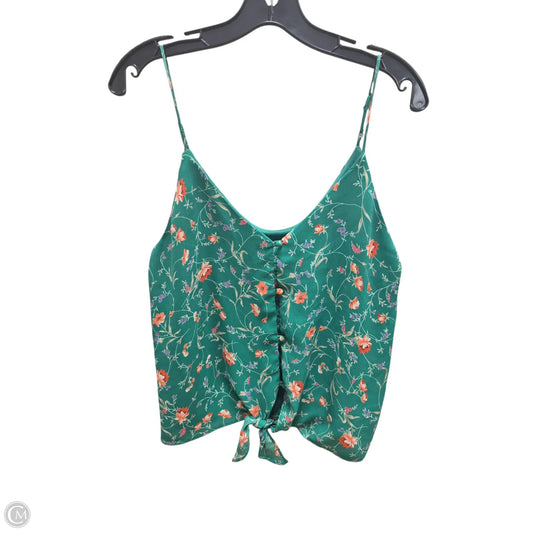 Top Sleeveless By Sienna Sky In Green & Orange, Size: L