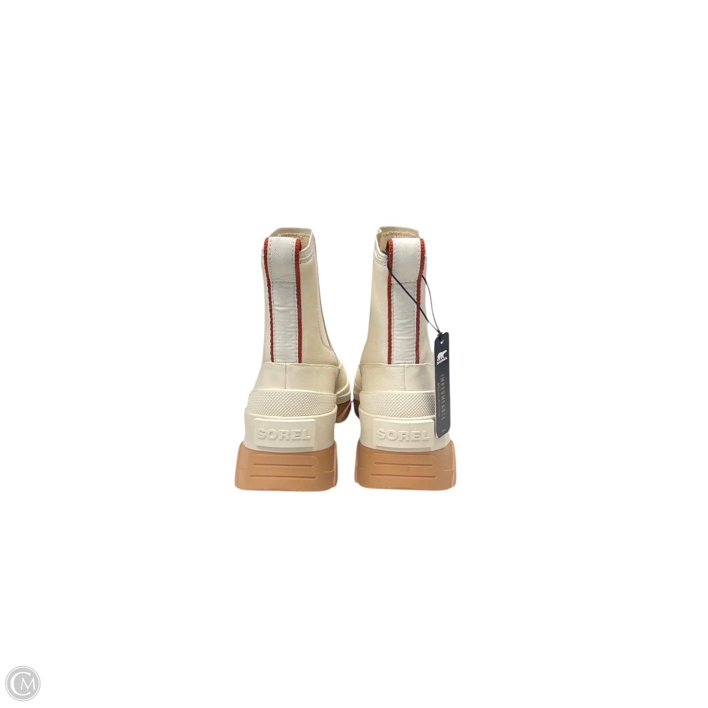 Boots Ankle Heels By Sorel In Cream, Size: 9