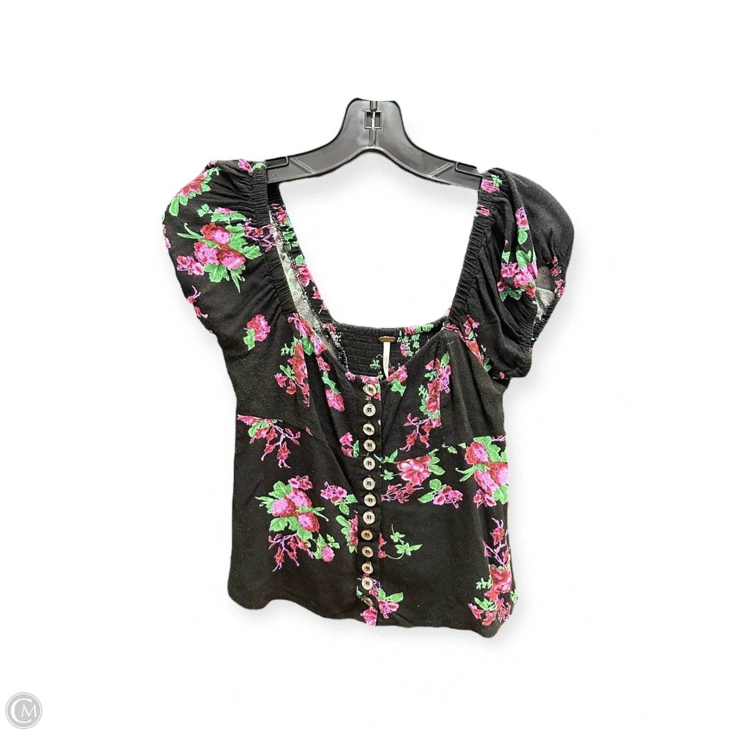 Top Sleeveless By Free People In Black & Purple, Size: S