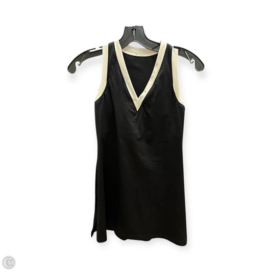 Athletic Tank Top By Lululemon In Black & White, Size: Xs