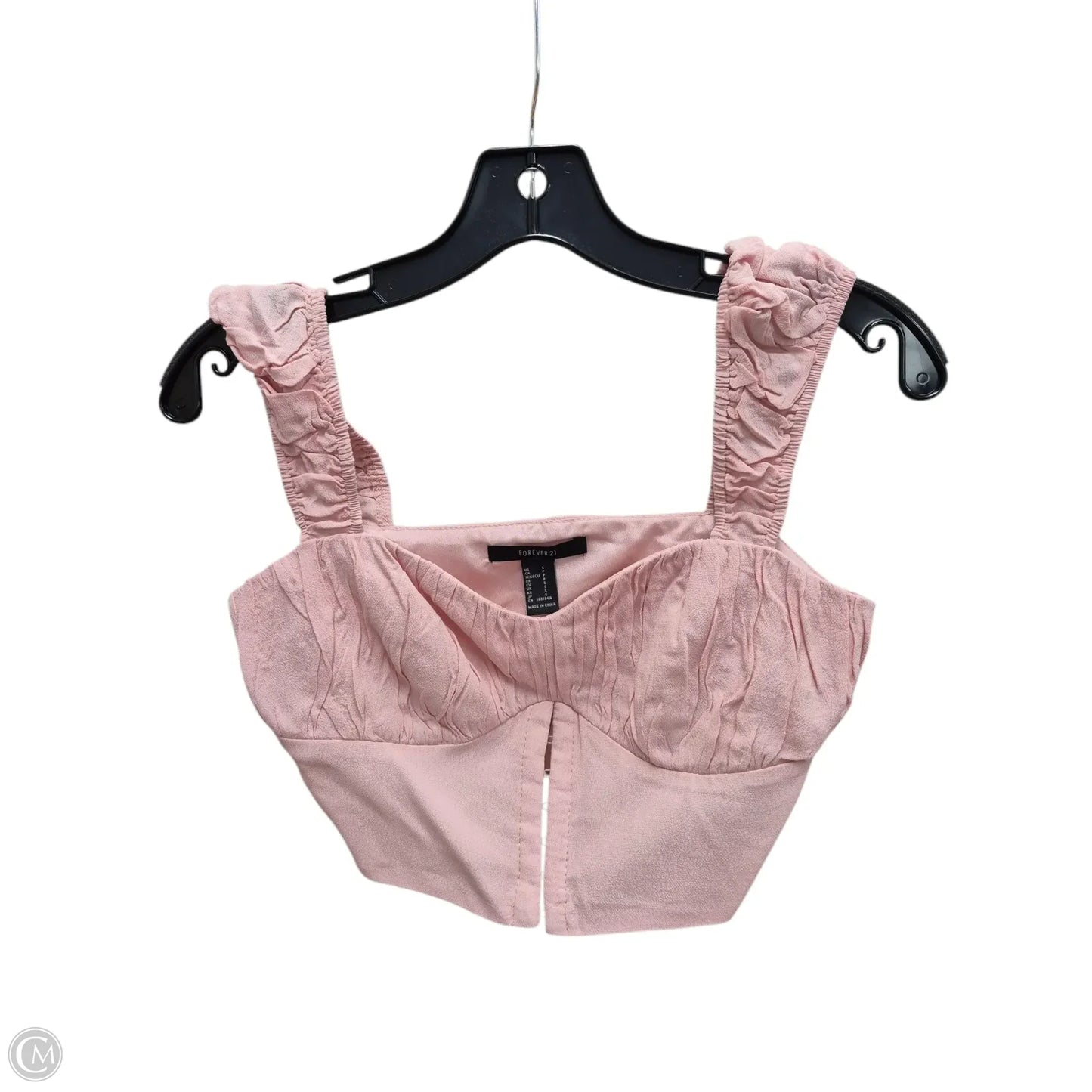 Top Sleeveless By Forever 21 In Pink, Size: S