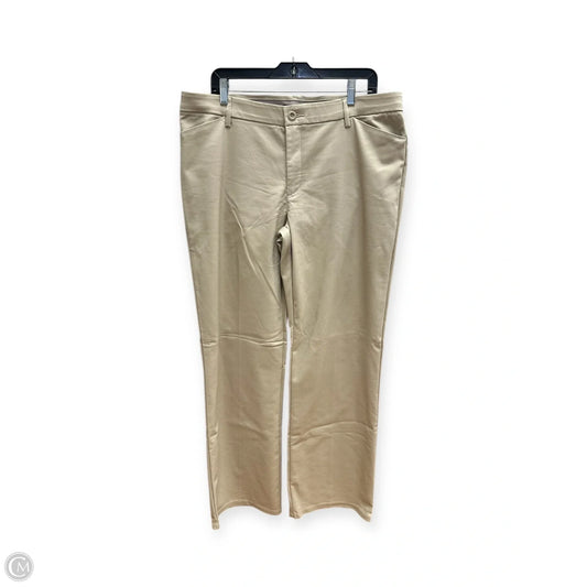 Pants Dress By Lee In Tan, Size: 16l