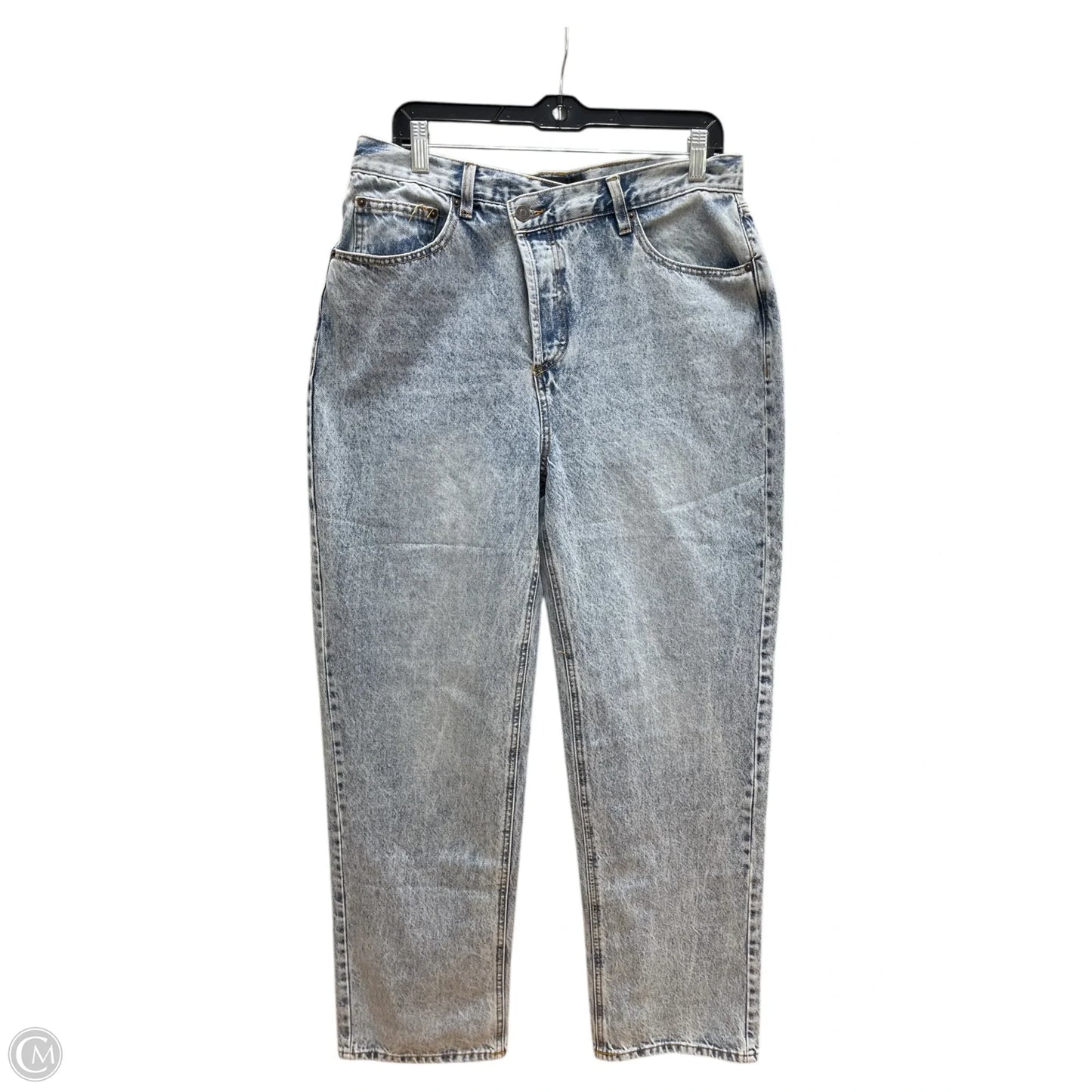 Jeans Straight By Fashion Nova In Blue Denim, Size: 12