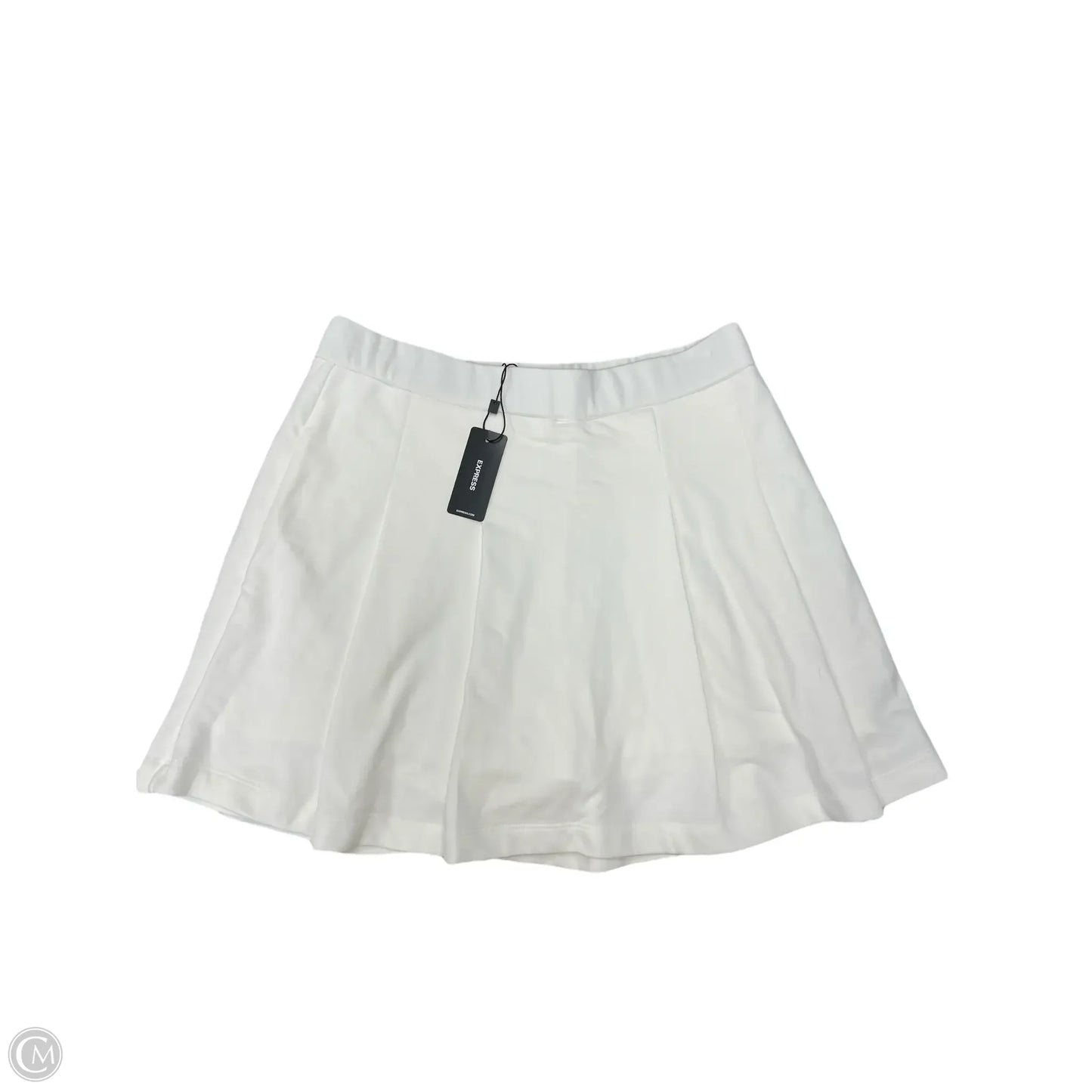 Skort By Express In White, Size: S