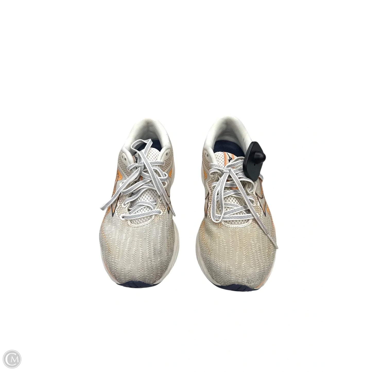 Shoes Athletic By Mizuno In Cream & Orange, Size: 8