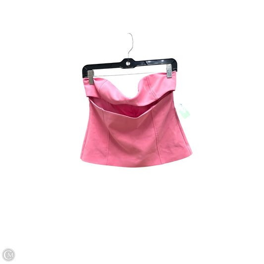 Top Sleeveless By Zara In Pink, Size: L