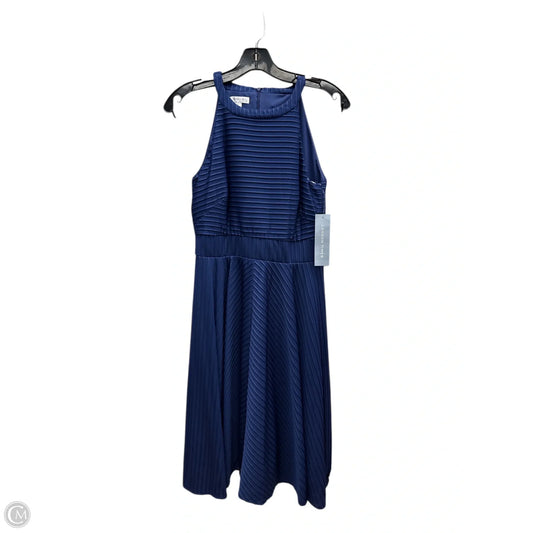 Dress Party Midi By London Times In Blue, Size: 6