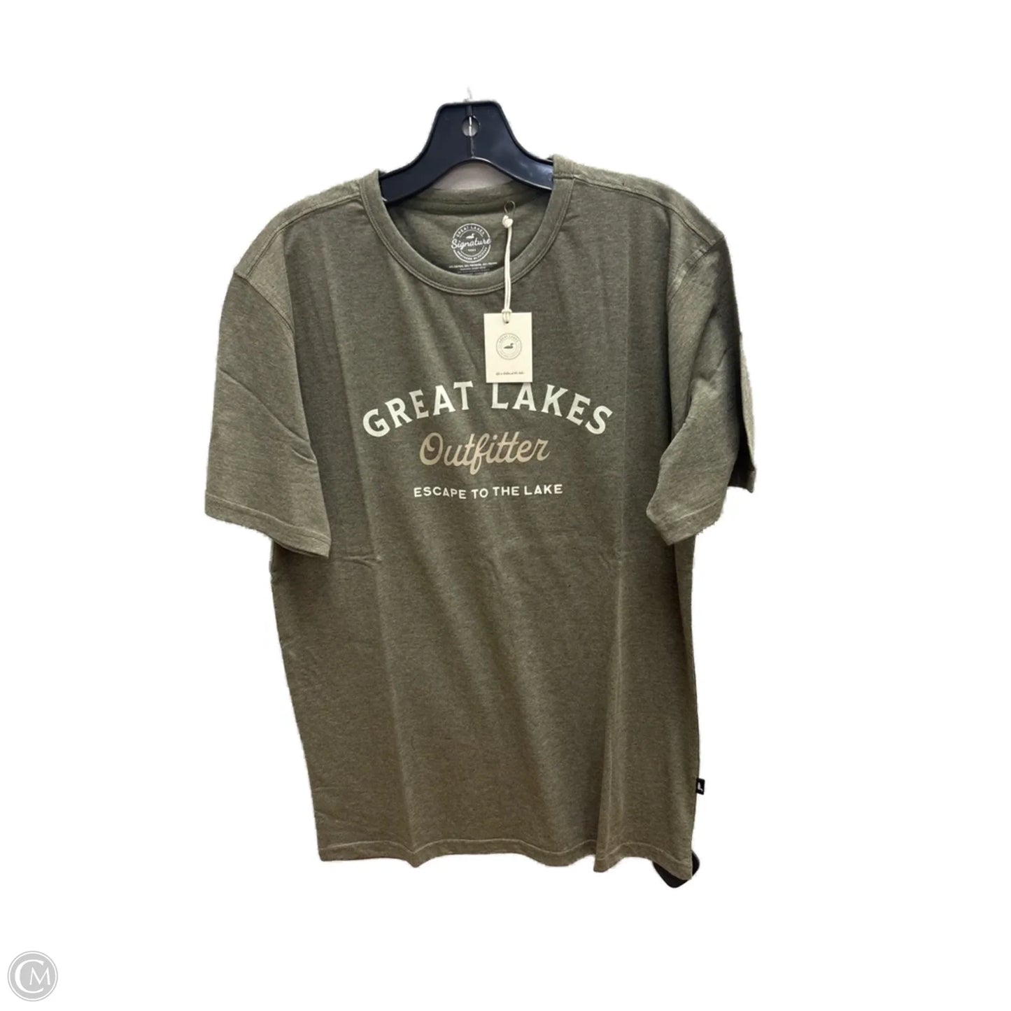 Top Short Sleeve By Clothes Mentor In Green, Size: M