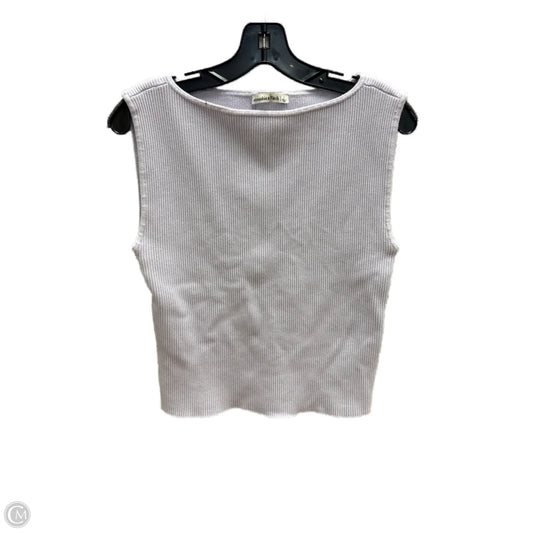 Top Sleeveless By Abercrombie And Fitch In Purple, Size: L