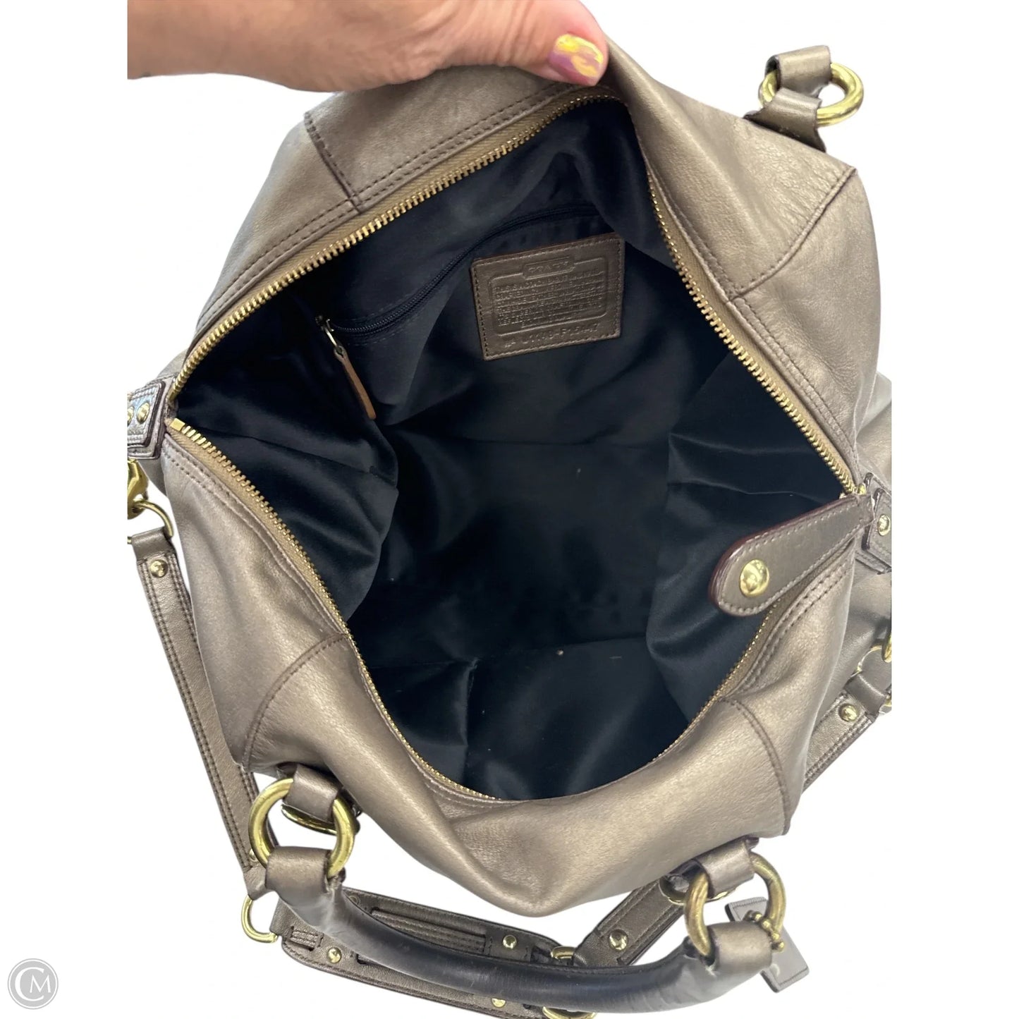 Handbag Designer By Coach, Size: Large