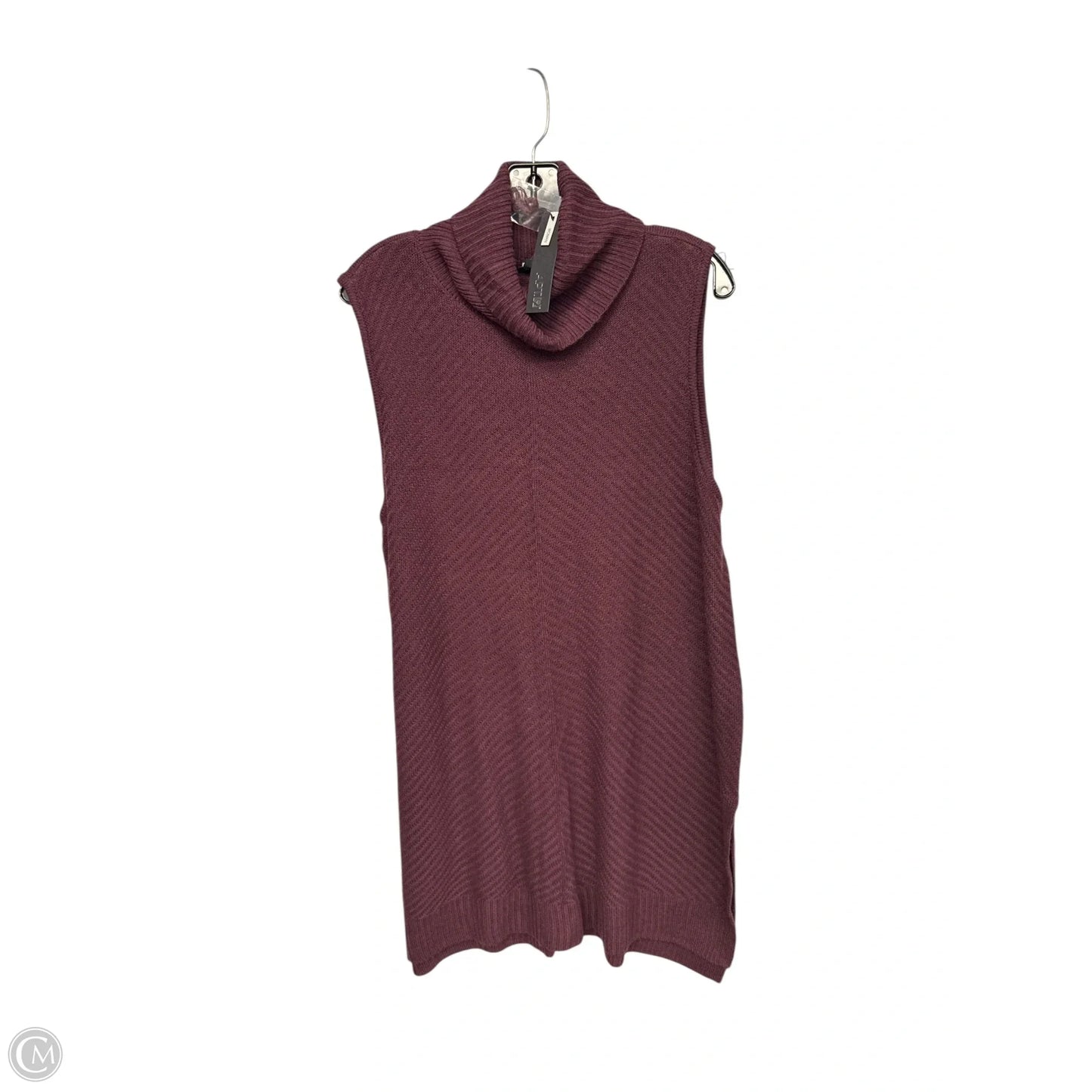 Dress Casual Midi By Apt 9 In Maroon, Size: 1x