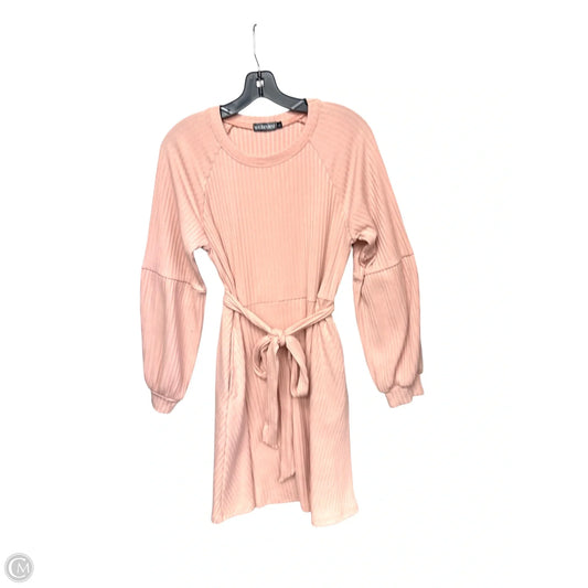 Dress Party Midi By Clothes Mentor In Pink, Size: L
