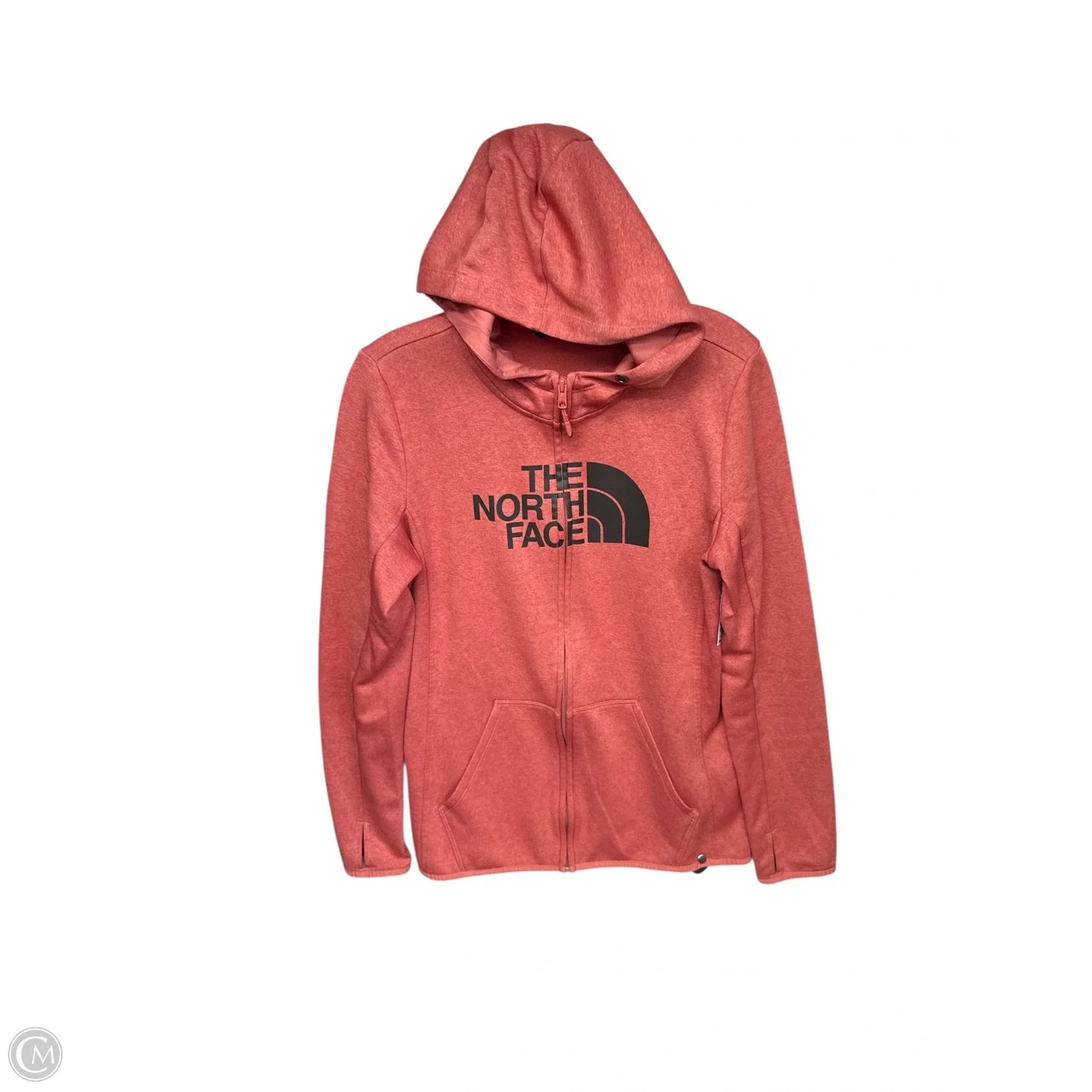 Athletic Jacket By The North Face In Orange, Size: M