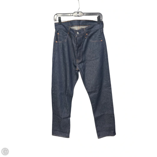 Jeans Straight By Levis In Blue Denim, Size: 30