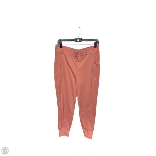 Athletic Pants By Fabletics In Mauve, Size: L