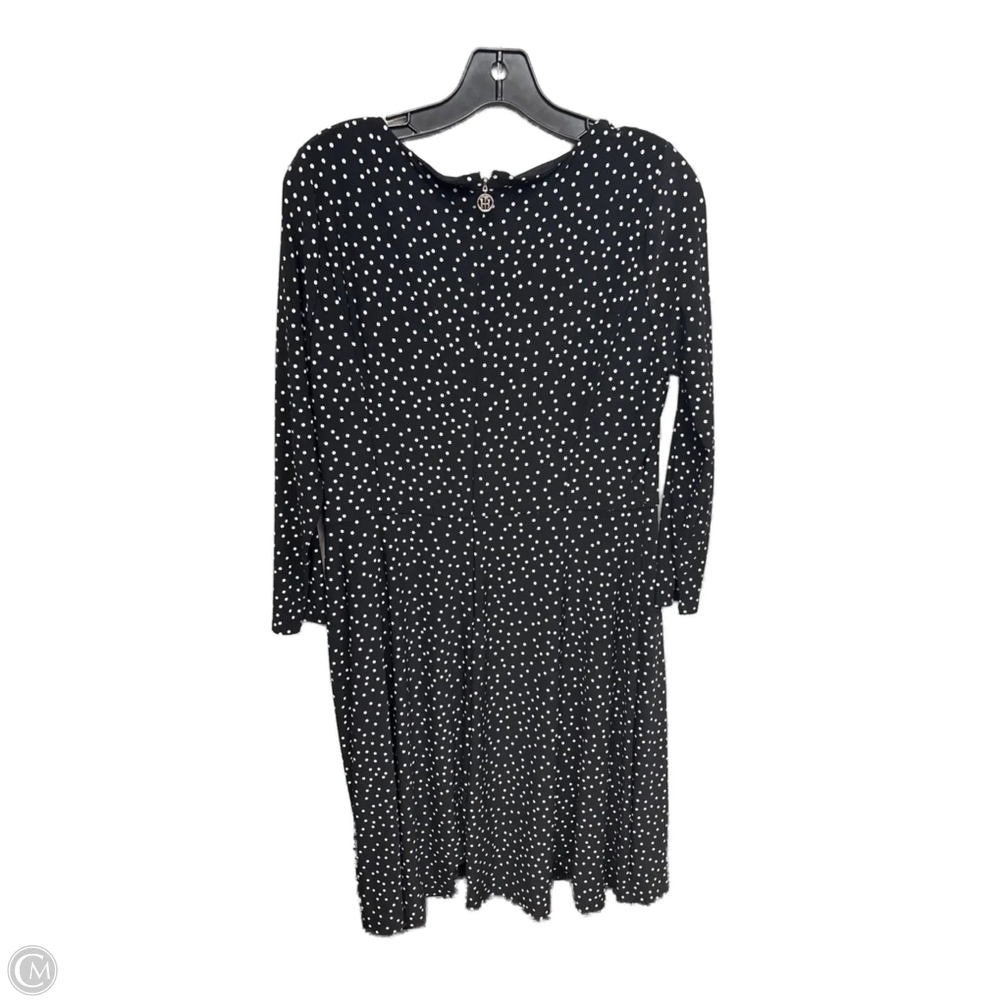 Dress Casual Midi By Tommy Hilfiger In Polkadot Pattern, Size: 12