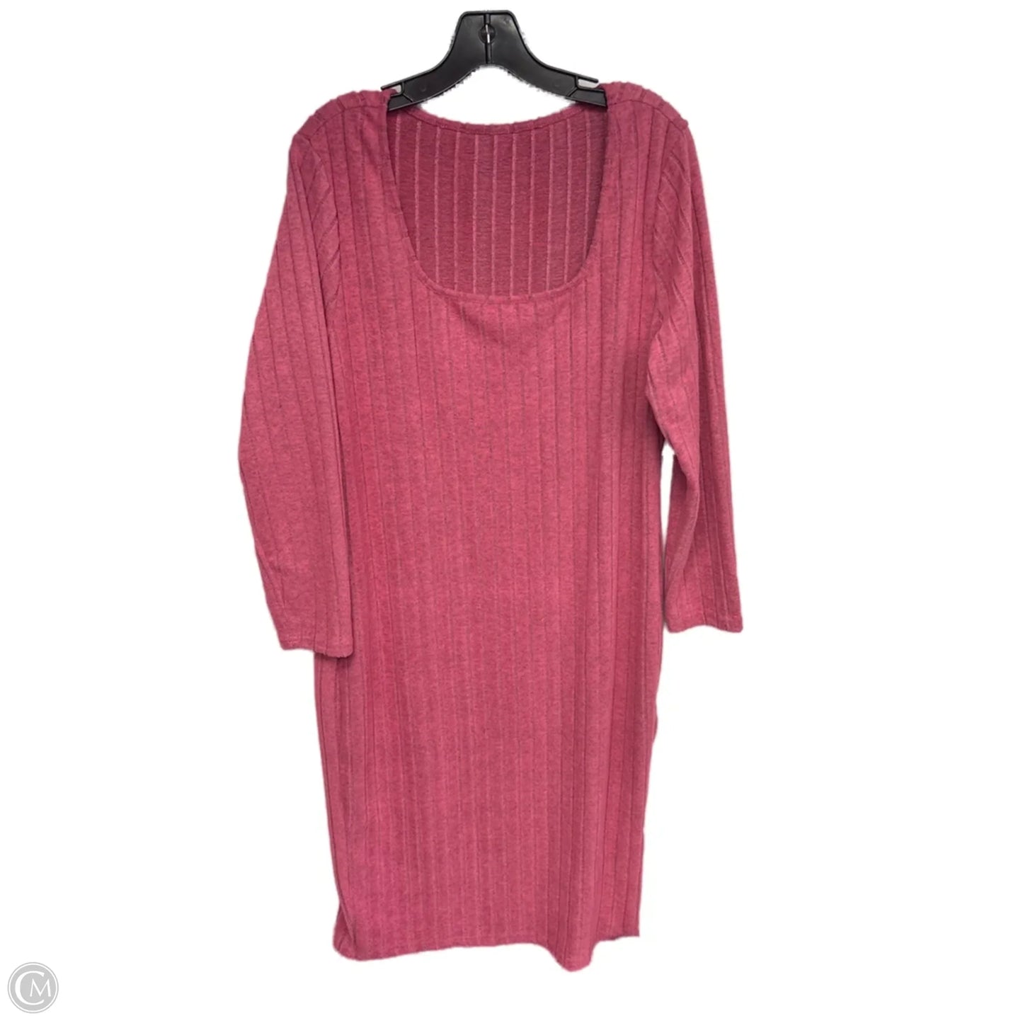 Dress Casual Maxi By Shein In Pink, Size: 1x