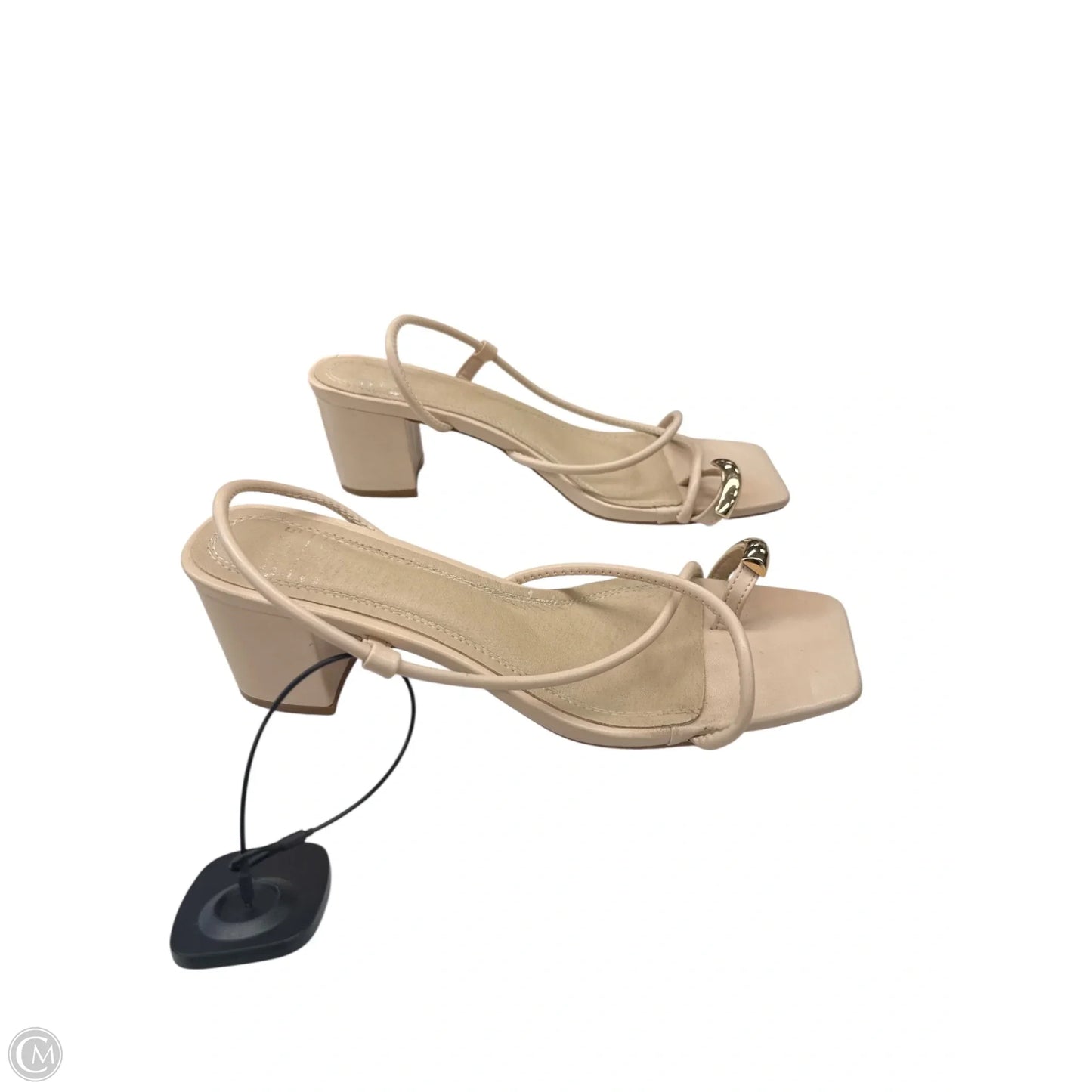 Shoes Heels Block By Clothes Mentor In Pink, Size: 7.5