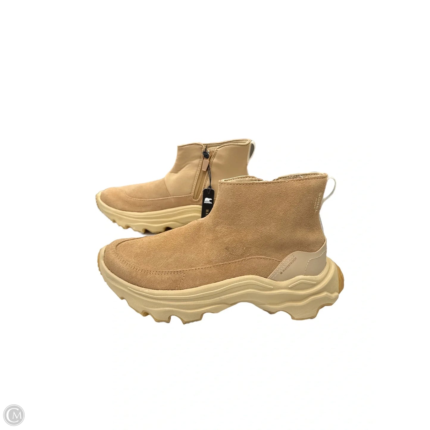 Boots Ankle Heels By Sorel In Tan, Size: 8